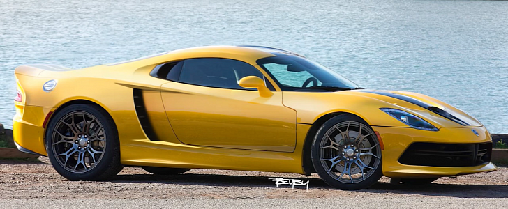 Dodge Viper Goes Full-Supercar in Mid-Engined Rendering Video