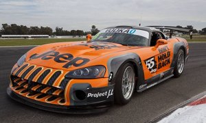 Dodge Viper GT3 Gets Jeep Livery