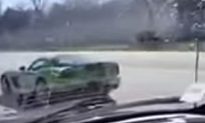 Dodge Viper Crashes on the Highway While Trying to Show Off