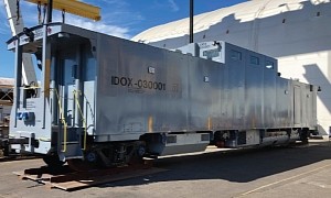 DOE and the Navy Are Testing a State-of-the-Art Train for a Unique Type of Cargo