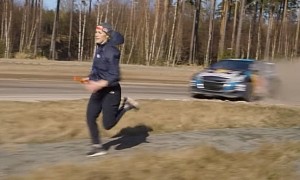 Does a Runner Have a Shot Against a Rally Car? Red Bull Is Involved