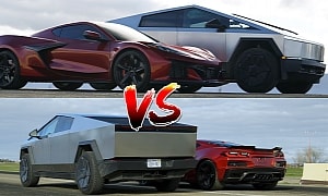 Does the Corvette Z06 Stand a Chance Against the Tesla Cyberbeast Down the 1/4-Mile?