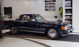 Does This Mercedes 560 SL Look Dirty to You? After an Exterior Detail, You Will See It Was