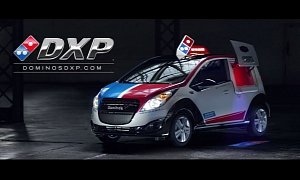 Domino's DSX Is a Kickass Chevy Spark with a Pizza Oven