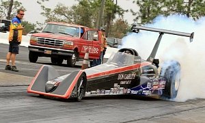 Don Garlits Pushes 2,000 HP Electric Dragster to 184 MPH