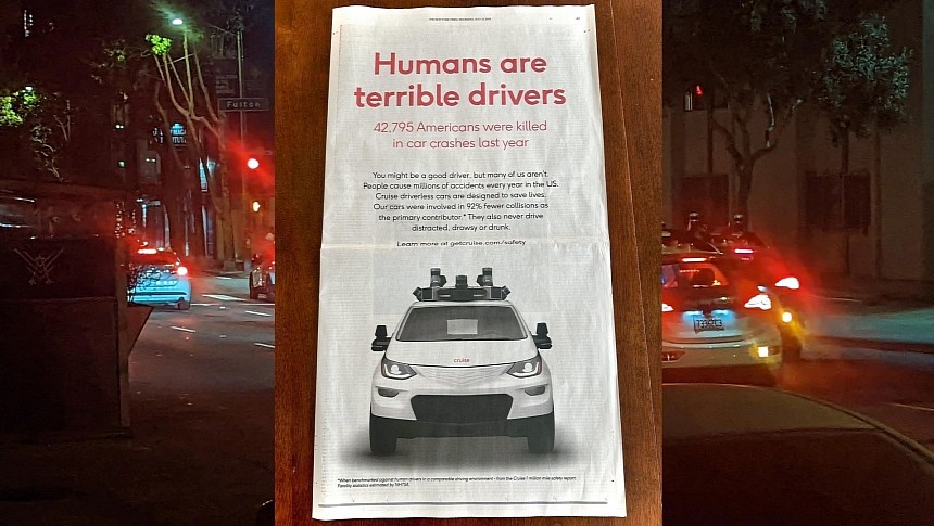Cruise said humans are terrible drivers, but it can't offer a better alternative