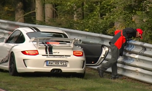 Don't Chuck It Son: 911 GT3 Passenger Loses Lunch