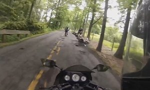 Don't Ride with Morons Lest They Cause You to Crash Hard, Too