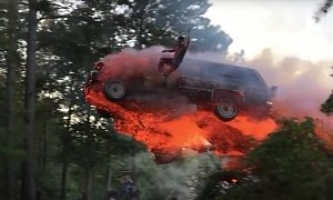 Don't Set Your Car on Fire and Jump It into a Lake. This Guy Has Done It for You