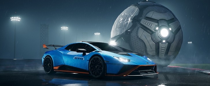 Lamborghini Huracan STO Rocket League limited time bundle
