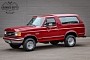 Go Red for Christmas With This 1991 Ford Bronco 25th Anniversary