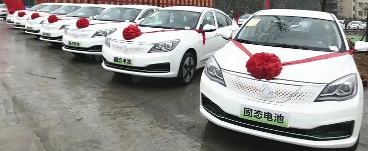 Dongfeng Fengshen E70 fleet allegedly with solid-state cells is delivered in Xinyu