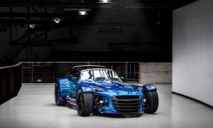 Donkervoort's First D8 GTO RS Is Covered in Blue Naked Carbon Fiber