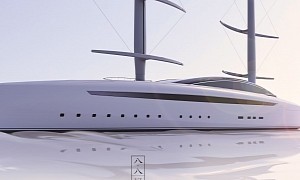 Double Luck Is a Sleek Sailing Yacht Concept Inspired by Classic Sports Cars