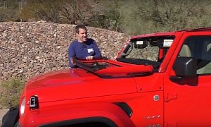 This Doug DeMuro 2018 Jeep Wrangler Review Is Like a LEGO Build Tutorial