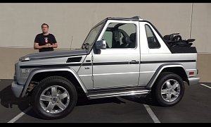 Doug DeMuro Buys 1999 Mercedes-Benz G 500 Cabriolet “Barbie Jeep”