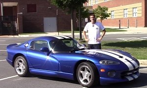 Doug DeMuro Buys THE Viper, a Manly Blue Car Without Traction Control