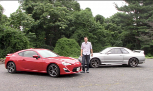 Doug DeMuro Compares Scion FR-S and R32 Nissan Skyline GT-R