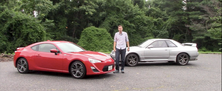 Doug DeMuro Compares Scion FR-S and R32 Nissan Skyline GT-R 