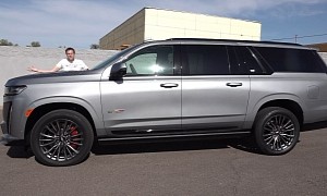 Doug DeMuro Drives the 2023 Cadillac Escalade-V, Ranks It Below a Certain Other Fast SUV