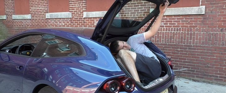 Doug DeMuro Locks Himself Inside Ferrari GTC4Lusso