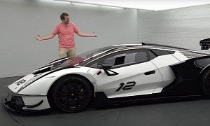 Doug DeMuro Mesmerized by $3.5 Million Lamborghini Essenza SCV12, Shame He Can't Drive it