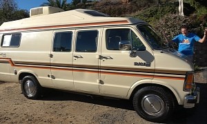 Doug DeMuro Reviews 1987 Dodge Camper Van in Mint Condition and Tiny Toilet