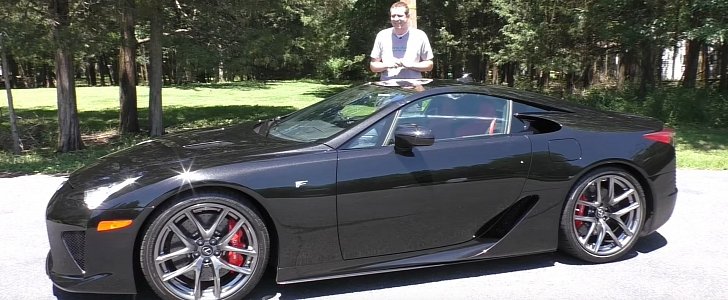Doug DeMuro Reviews $400,000 Lexus LFA, Finds Many Quirks