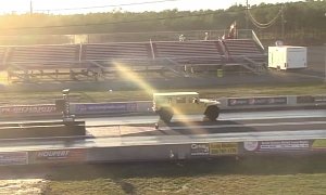 Doug DeMuro Takes His Hummer H1 to the Drag Strip Because Why Not?