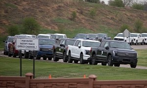 Dozens of Ford F-150 Lightning Pile Up at Dearborn Test Track, the Problem Is Too Familiar