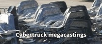 Dozens of Tesla Cybertruck Megacastings Spotted at Giga Texas Prove Tesla Means Business