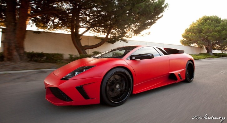 DPE Wheels for Matte Red Lamborghini Murcielago