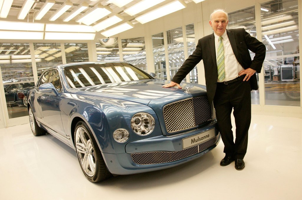 New Business Secretary visits Bentley Motors