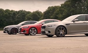 Drag Race: Audi RS5 Is Faster Than the Old M5, But the E63 S Is King