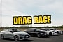Drag Race: BMW M440i, C 43, S4, Stinger GT All Clock 12 Seconds in the Quarter Mile
