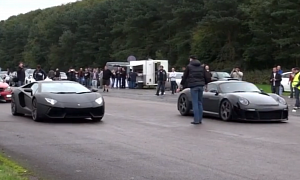 Drag Race: Lamborghini Aventador vs RUF CTR3