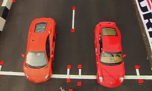 Drag Race: Stock Aventador vs Switzer Porsche 911 Turbo