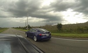 Drag Race: Tesla Model S P90D Ludicrous vs. P85D Insane Model
