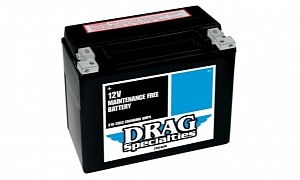 Drag Specialties AGM Maintenance-Free Battery for Large Engines