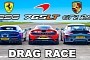 Dragway Hara-Kiri: Ferrari 296 GTB Races McLaren 765 LT, Porsche GT2 RS; Fat Lady Sings