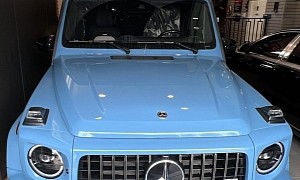 Drake Can’t Help Sharing His Rides, This Time It's a Baby Blue Mercedes-AMG G 63