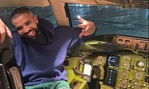 Drake Sits in the Cockpit of His Jet, Pays Tribute to Virgil Abloh for Designing It