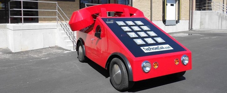 Dream Big: The Iconic Phone Car Is a ‘75 VW Beetle Rebodied as an Old-School Desk Phone