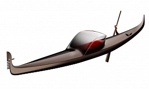 Dream of Winter Gondola, Philippe Starck’s Modern Take on the Traditional Boat