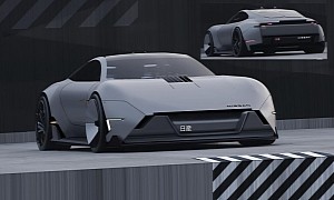 Dreamy R36 Nissan GT-R EV Would Feel at Home in the Land of Real Cybertrucks