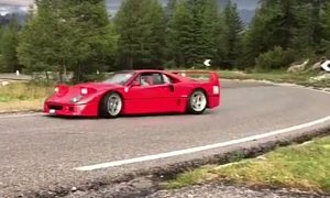 Drifting a Ferrari F40 Is Like Dancing with the Devil, Only More Intense