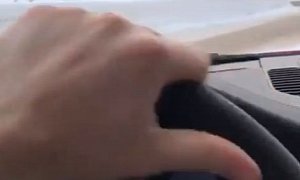 Drifting a Porsche 911 GT2 RS With One Hand Looks Easy