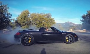 Drifting a Porsche Carrera GT Sounds Like V10 Heaven