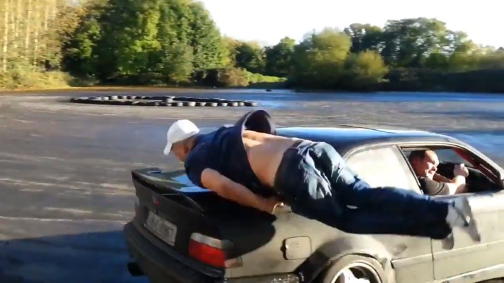 Man Planking on Drifting M3