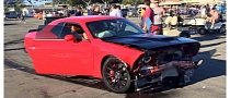 Drifting Hellcat Driver Crashes into Restored Chevy Biscayne, Reportedly Arrested on DUI Suspicion